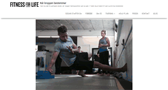 Desktop Screenshot of fitnessforlife.dk